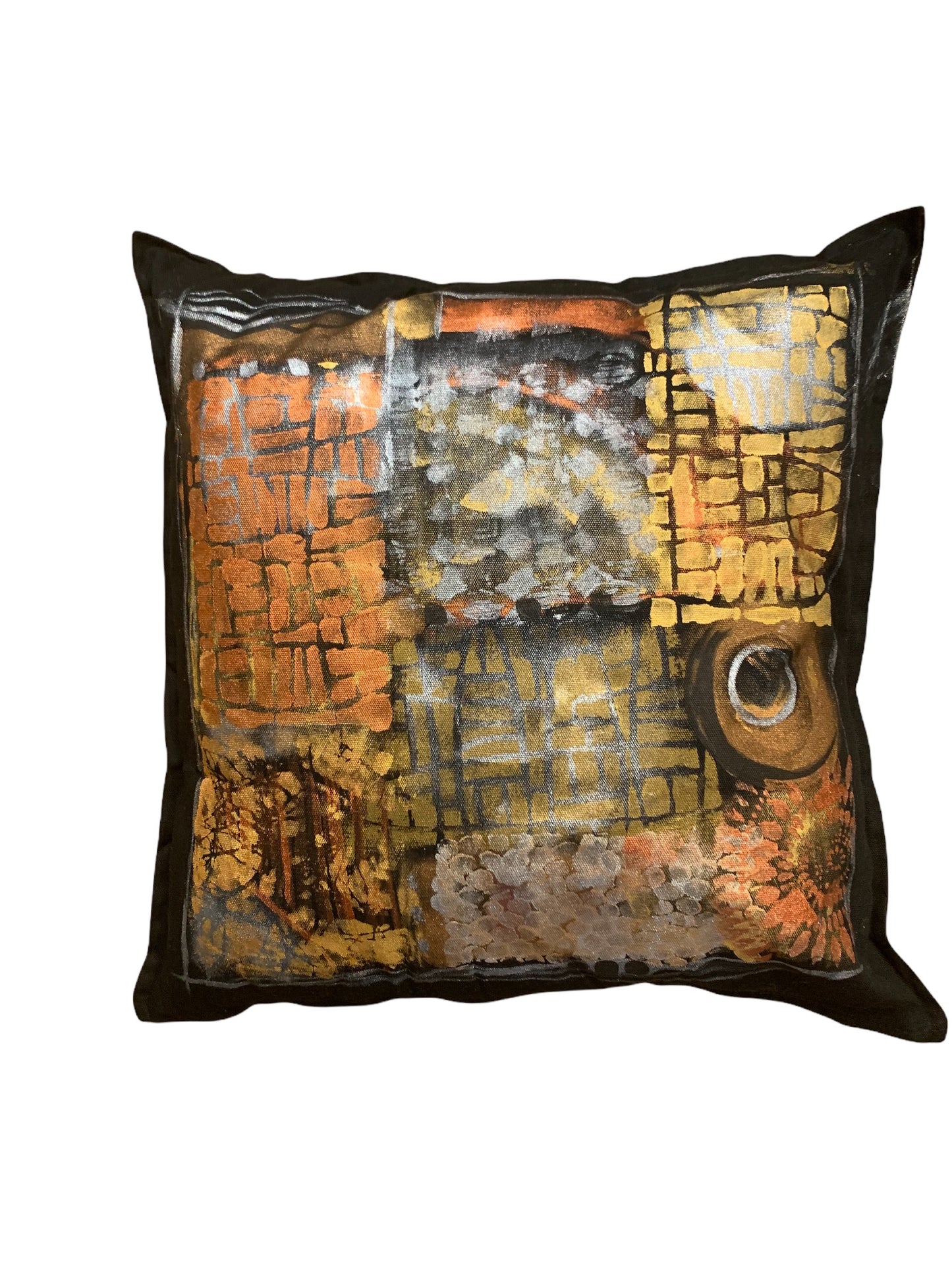 Black Spirit - Custom Hand Painted Pillow Case