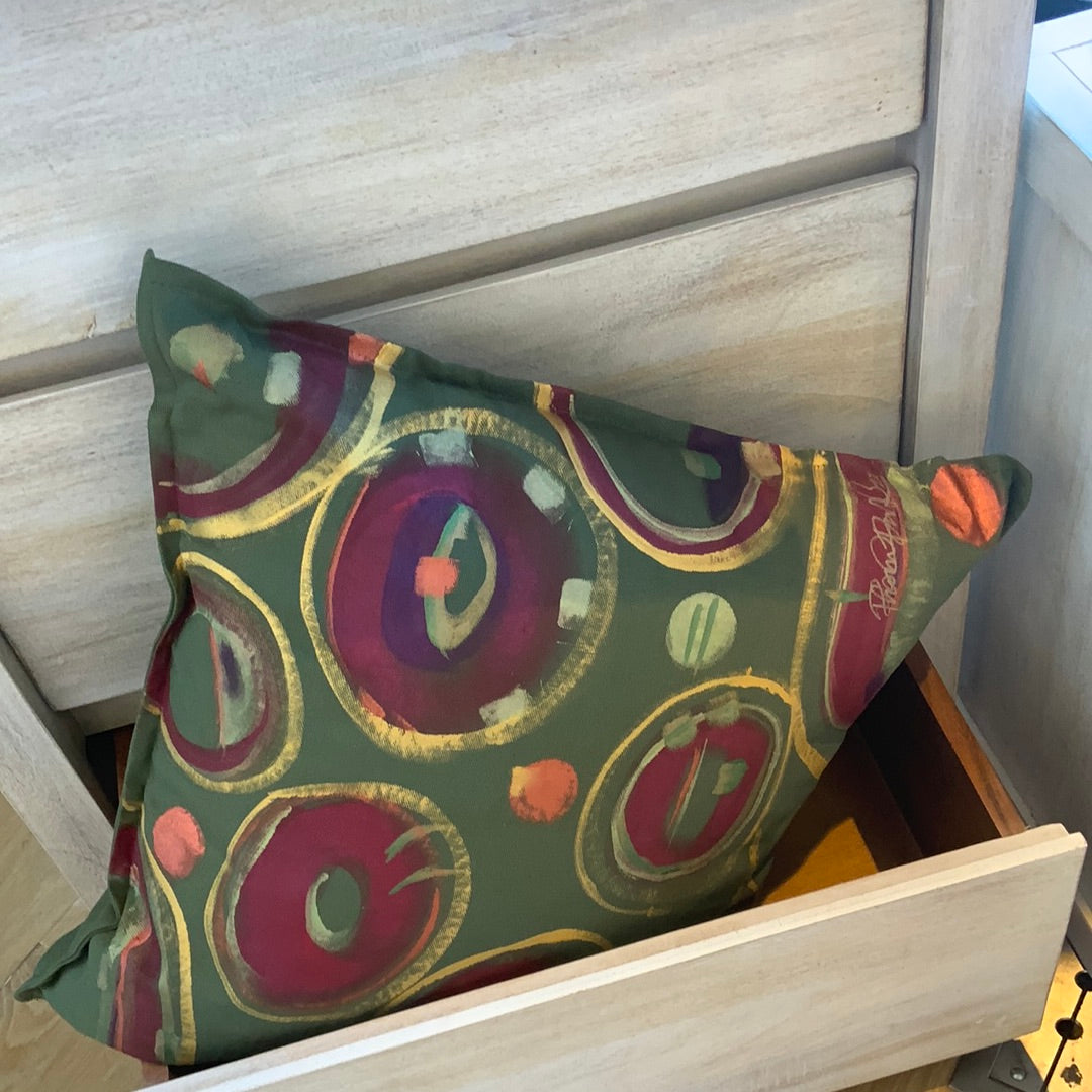 Olives in the Martini - Custom Hand Painted Pillow Case