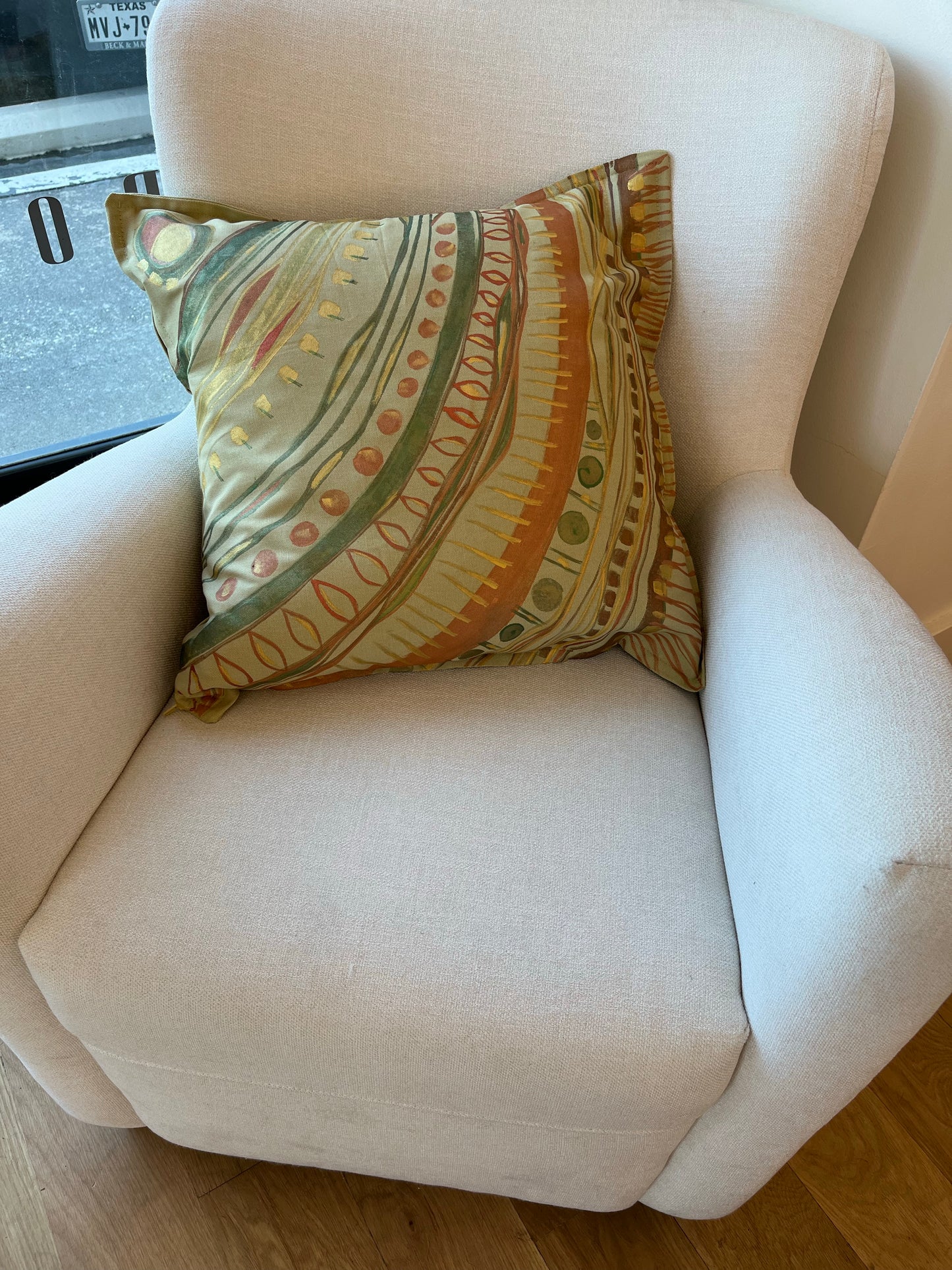 Mandala Meditation - Custom Hand Painted Pillow Case