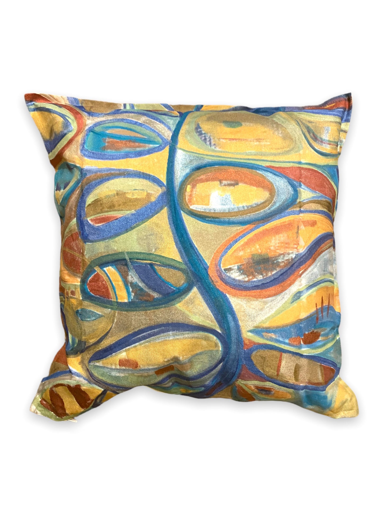 Stay Green - Custom Hand Painted Pillow Case