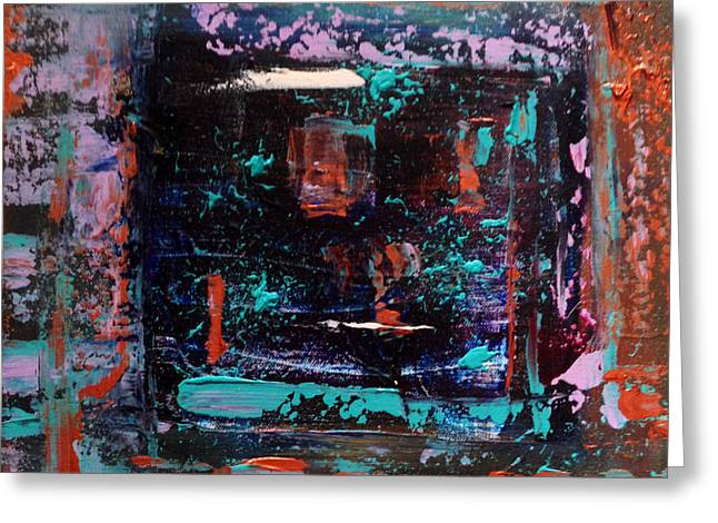 Indigo Windows - Greeting Card