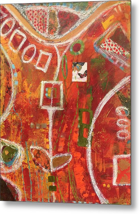 Orange Blossoms - Metal Print