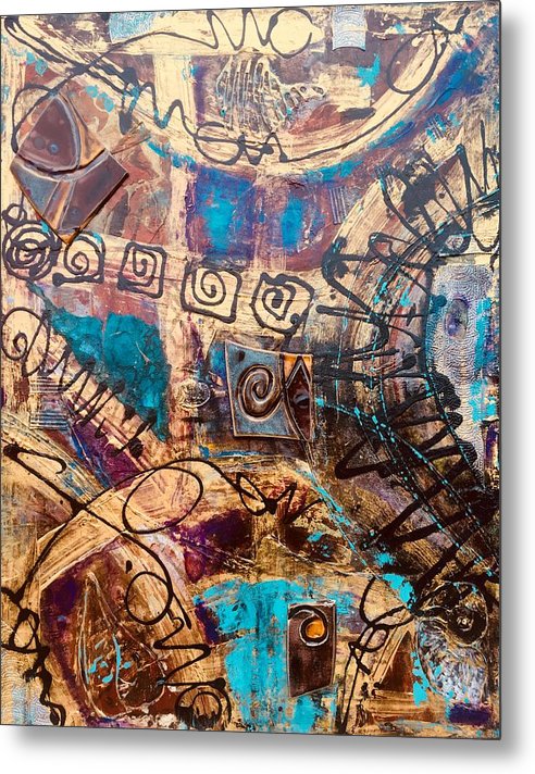Parallel Intentions - Metal Print