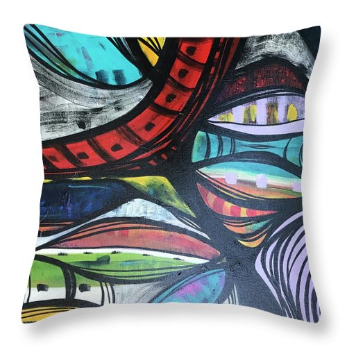 Creative Amusement - Throw Pillow