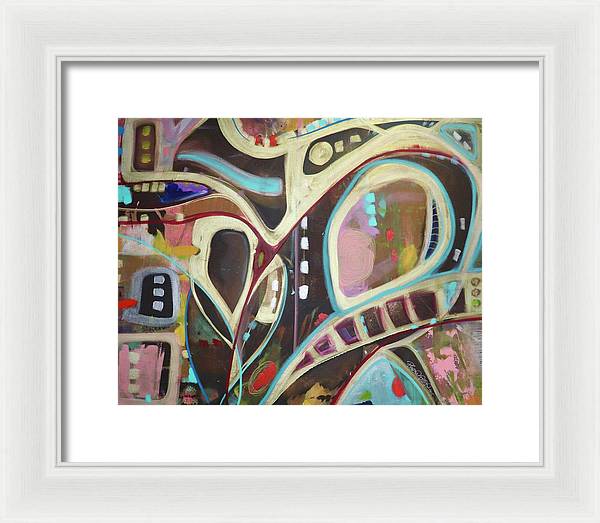 Going With The Flow - Framed Print