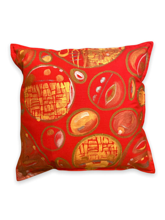 Gold on Mars - Custom Hand Painted Pillow Case