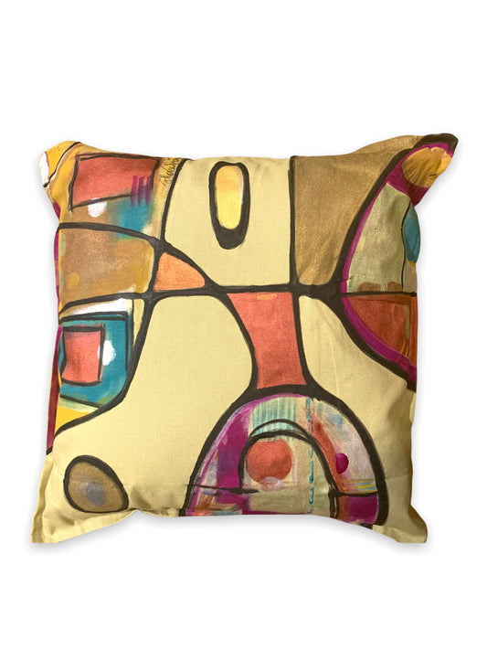 Silly Puddy- Custom Hand Painted Pillow Case