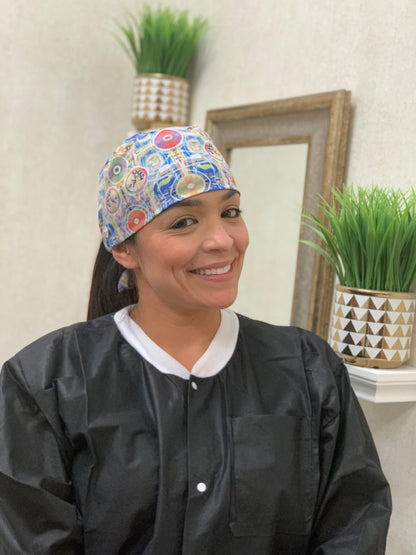 SCRUB CAP - "Time for Color Therapy"