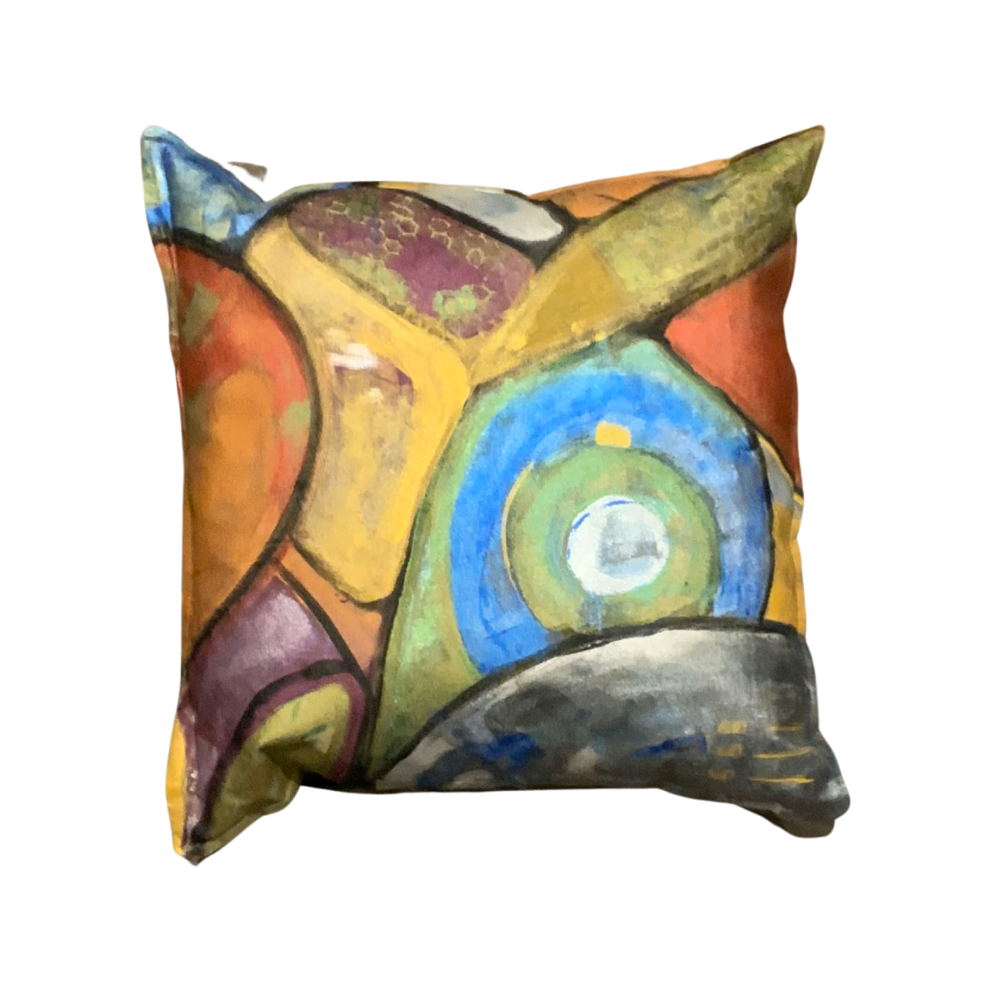Happy Accident- Custom Hand Painted Pillow Case