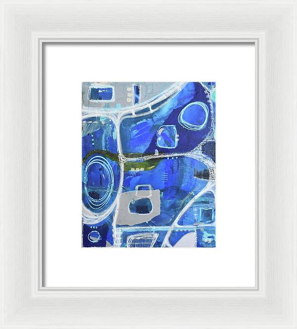 Planet Azul - Framed Print